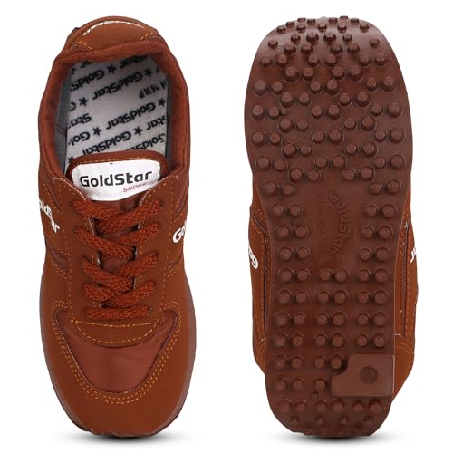 Image of GOLDSTAR 032 Men's Stylish Casual Sneakers Shoes | Lace-Up Lightweight Sports Running Shoes for Men | Comfortable Walking, Gym Training, Running Jogging & Footwear
