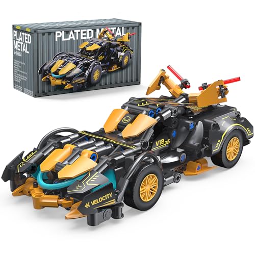 Set para construir auto a escala 1:18 miniatura 1