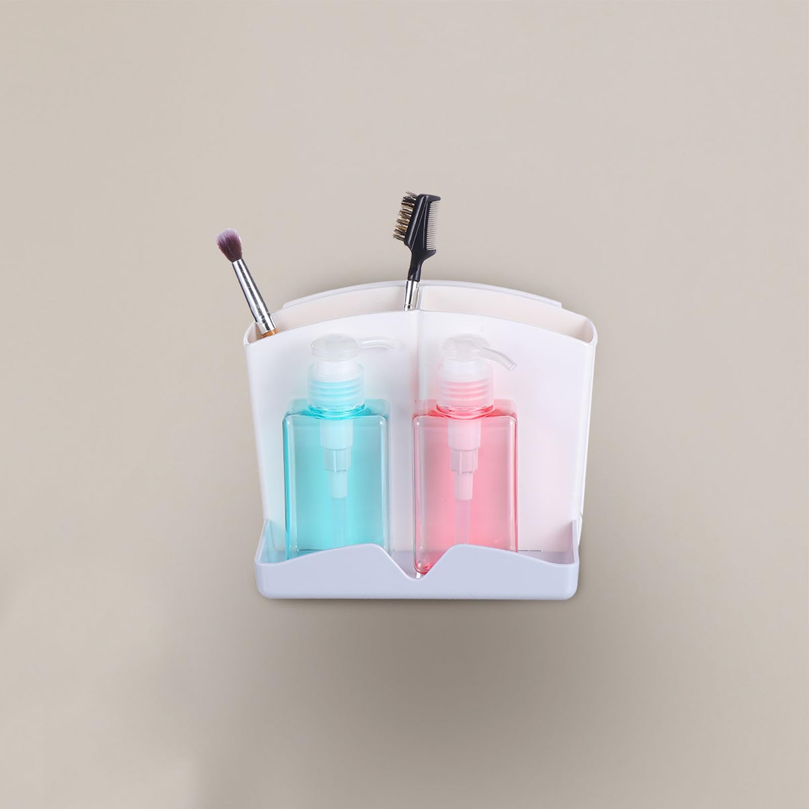 OSALADI Porta Spazzolino da Denti per Wc senza Foratura Scatola Porta Pettini, Mensola da Parete Salvaspazio Resistente per Bagno e Organizzatore Domestico
