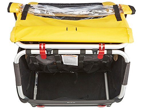 Burley Bee 2 Seat Children's Bicycle Trailer in Yellow - Image 6