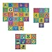 VeloVendo® - Tappeto Puzzle con Certificato CE e Testato TÜV Rheinland in soffice Schiuma Eva | Tappeto da Gioco per Bambini | Tappetino Puzzle (Lettere+Numeri+Animali)