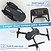 RADCLO Drone with Camera - Drones for Adults, 1080P HD FPV Foldable Drone with Carrying Case, 2 Batteries, Carrying Case, Adjustable Lens, One Key Take Off/Land, Altitude Hold, 360° Flip, Toys Gifts