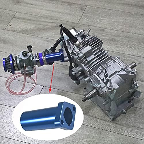 Miniatura 2 de Tubo de admisión azul para 212cc GX200 VM24 pwk24 Mini Bike Go Kart