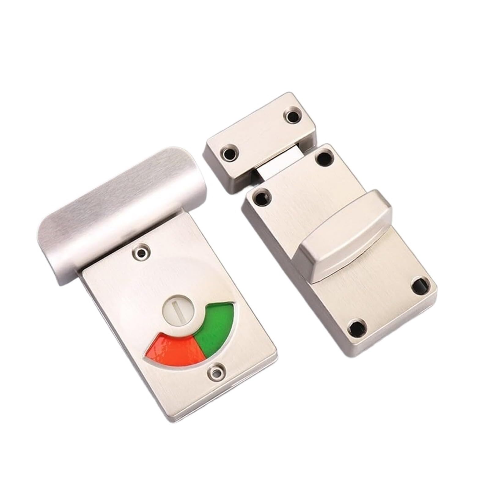 Bojhgo One Color 1Pc Zinc Privacy Red Green Indicator Lock Latch With Pull Public Restrooms