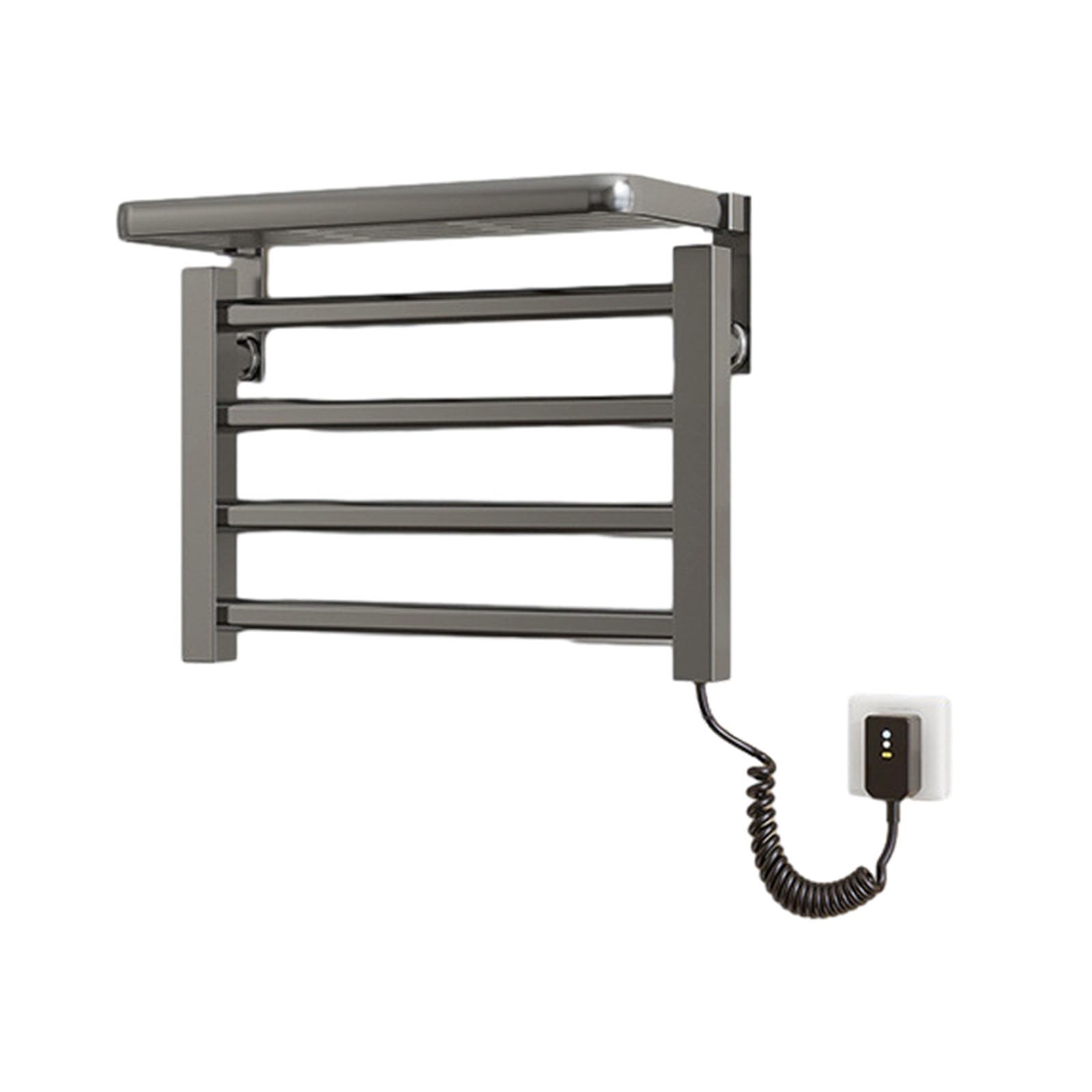 Chauffe-serviettes en alliage d'aluminium au design pliable haut de gamme