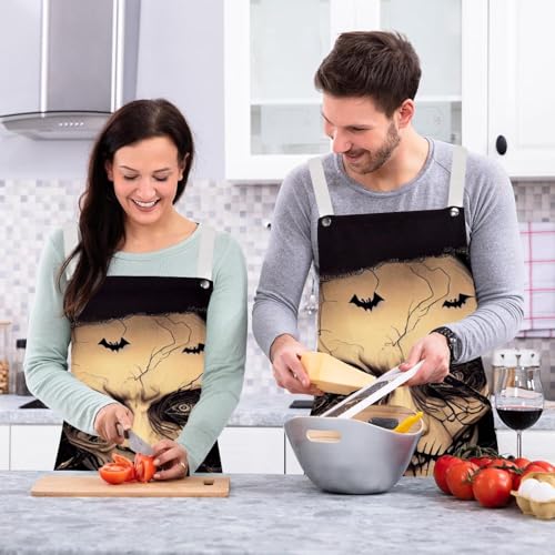 Tablier de cuisine à motif sorcière avec broches d'ajustement x2 - 6