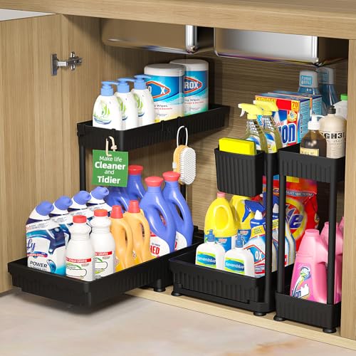 Sevenblue 3 Pack Multi-Purpose Under Sink Organizers and Storage, 2025...