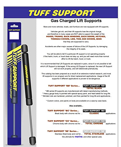 2 Pieces (Set) Tuff Support Rear Liftgate Lift Supports 2011 To 2013 Jeep Grand Cherokee Without Power Liftgate - Tuff Support Original #TOP2