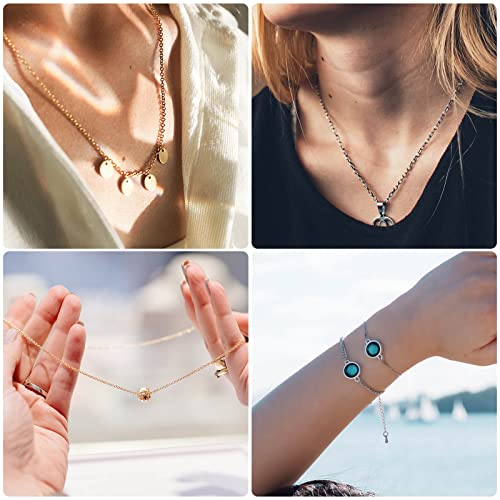 image for PAXCOO 4600Pcs Silver and Gold Jump Rings with Open/Close Tools for Je