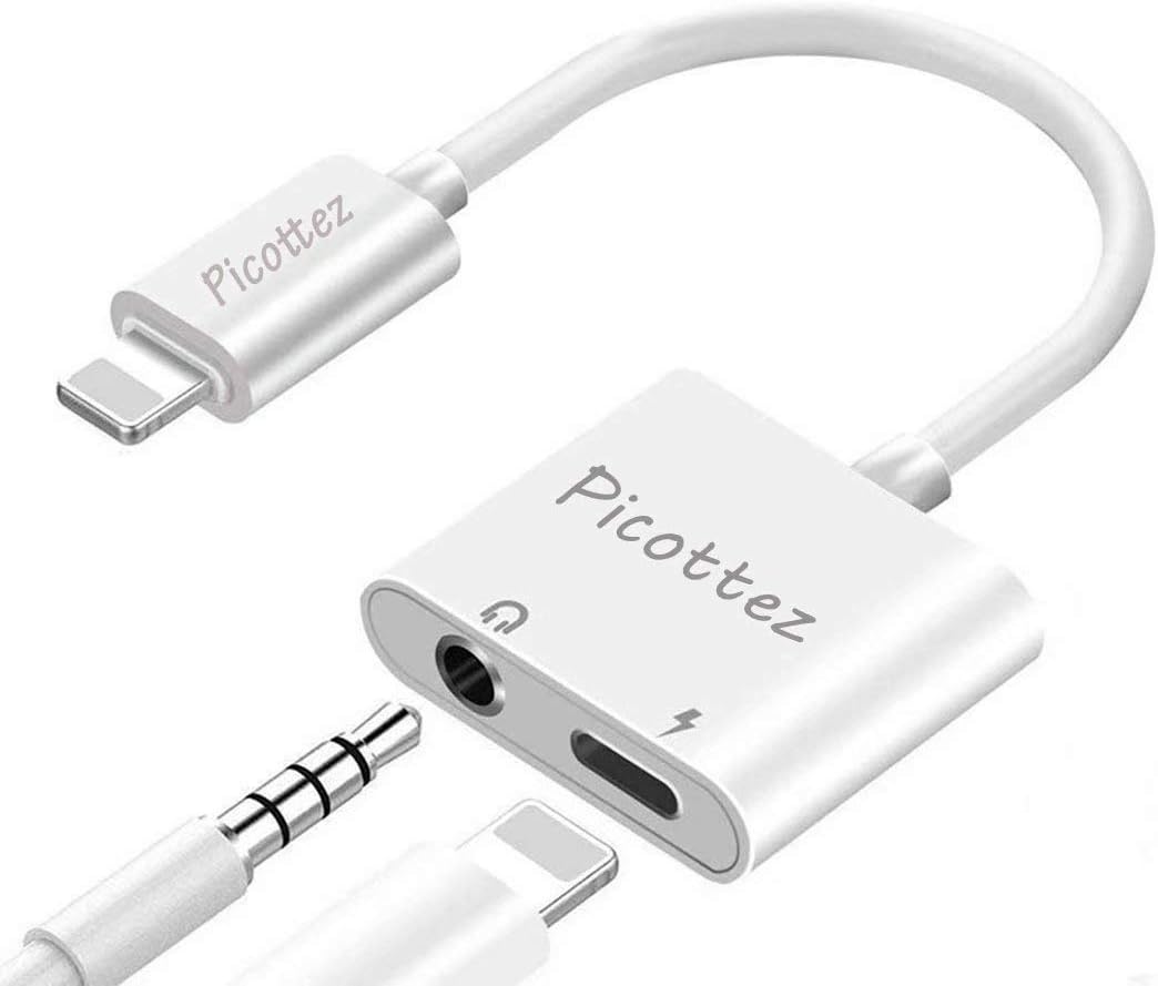 for iPhone Adapter 3.5 mm Jack Charger and Headphone Adapter for iPhone 8-22