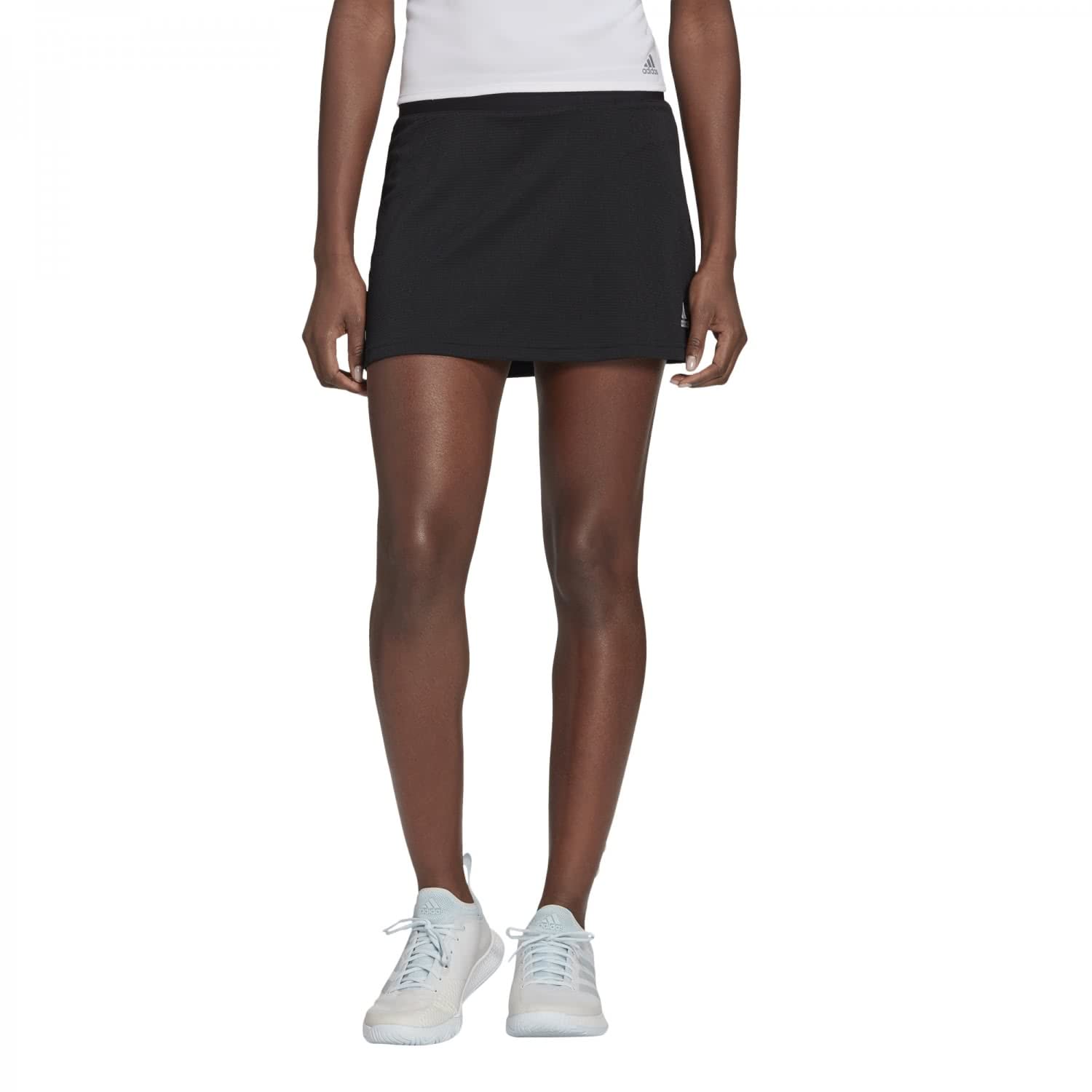 Adidas Women's Club Tennis Skirt Black/White Extra Small