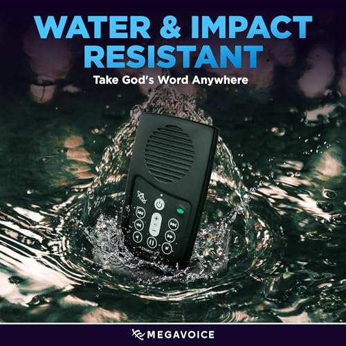 Image of New International Version Biblica Anglicized (NIV) Narrated by David Suchet MegaVoice Handheld Solar Powered Audio Bible Player (NIV-Solar)