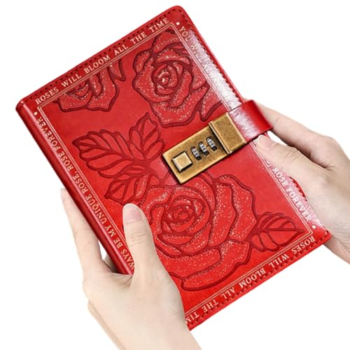 Cuaderno con candado rosa B6 ideal para regalo de cumpleaños