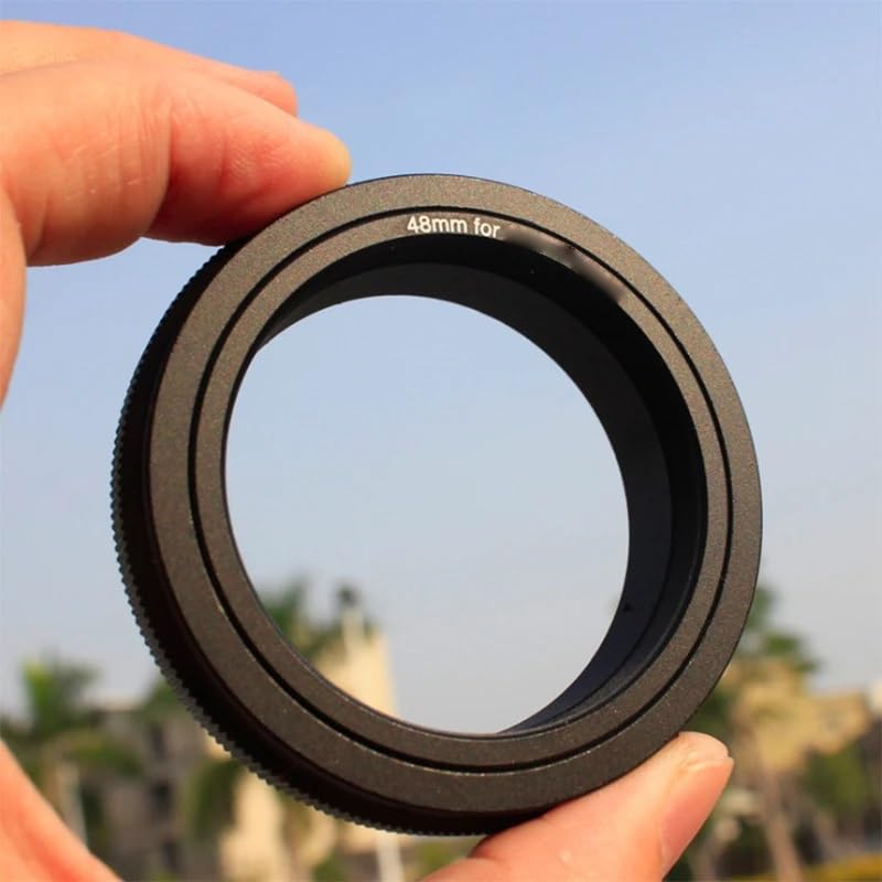 Anillo adaptador M48x0.75 para acoplar cámaras a telescopios con precisión 4
