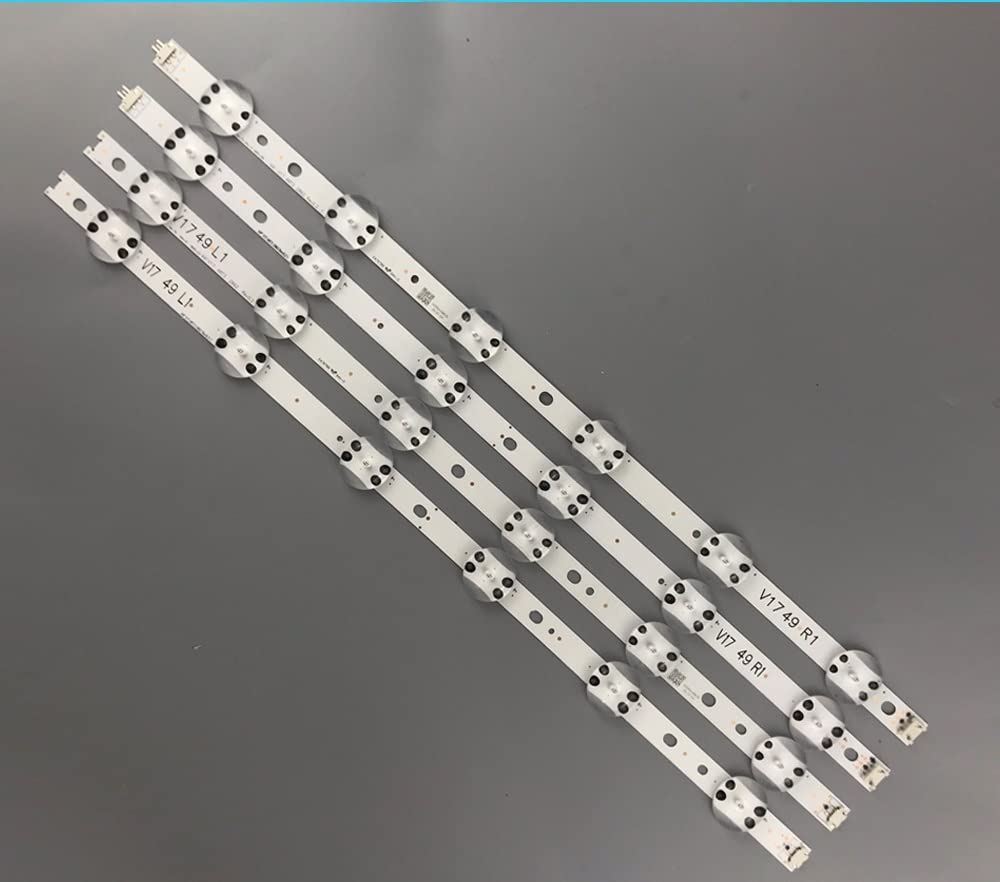 BAVALU LED Backlight Strip 12 Lamp For LG 49" V17 ART3 TV 49LV340C JB3B1591A02499 49UV340C 49UJ6565 6916L-2862A 2863A LC490DGG 49uj670v