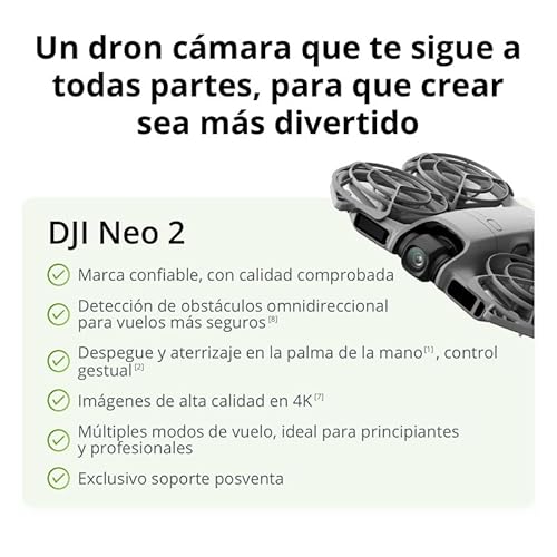 Variante de DJI dron fpv Neo 2 Vuela Más (solo dron, 3 baterías)
