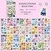 1000+ Pcs Cute Scrapbook Stickers Travel Laser Sticker Book for Adult Korean Stickers for Journal Aesthetic Photocard Glitter Kawaii Sticker Decor for DIY Card Art Arts Purple+Pink