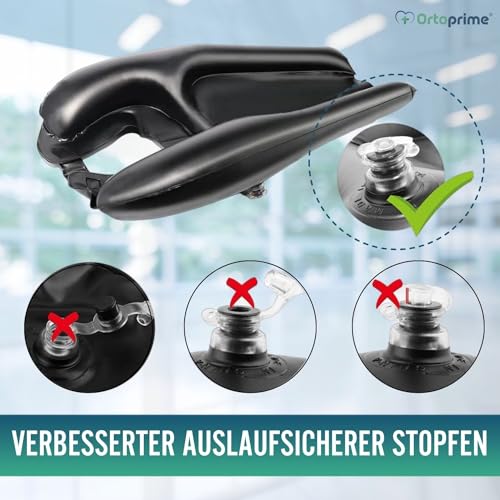OrtoPrime mobiles Haarwaschbecken aufblasbar Zuhause - Aufblasbares Haarwaschbecken Bett - Aufblasbares Waschbecken zum Haarewaschen - Haarwaschwanne aufblasbar Erwachsene und Kinder - Friseur + Heim