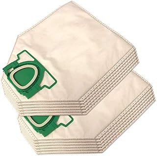 MohMus SET - 12 Microfiber Vacuum Cleaner Dust Bags For Vorwerk Kobol VK200, VK 200