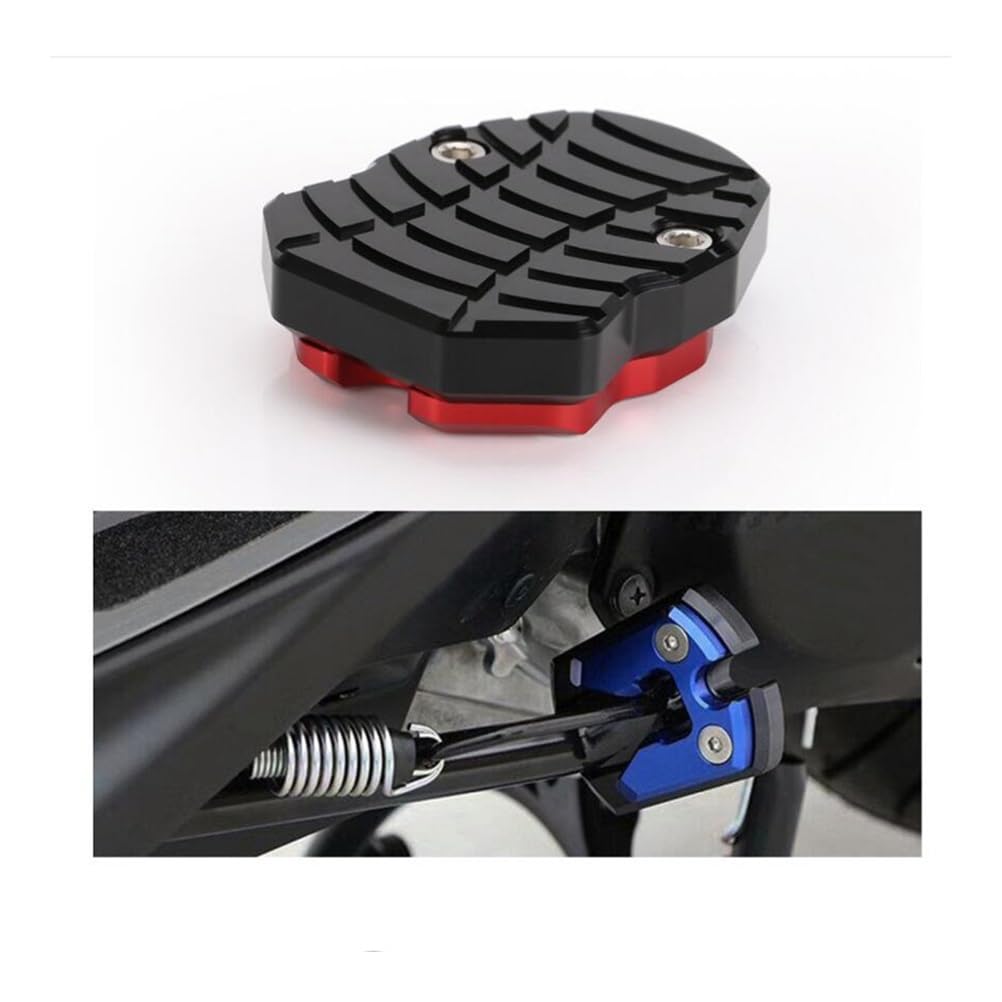Extension Béquille Moto - Support Universel Pied Béquille Latérale Agrandi Aluminium