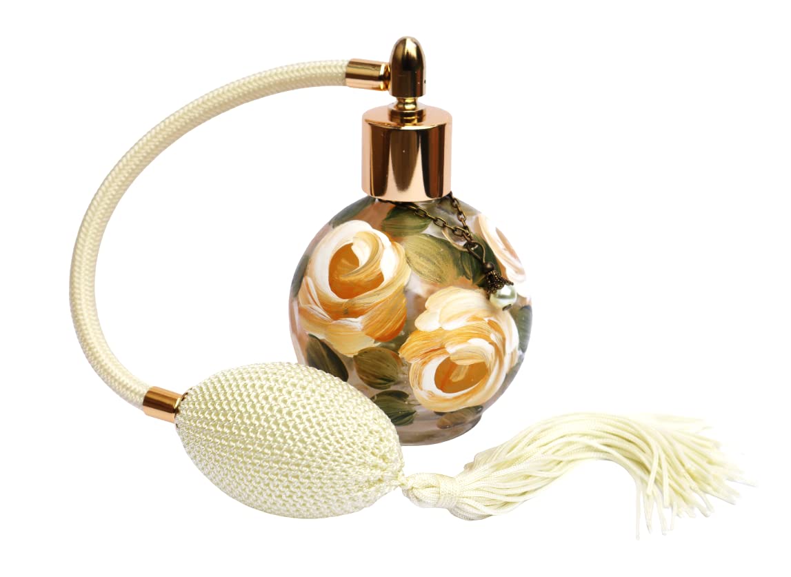 アイル・オブ・ワイトグラス Vintage 金彩吹き パフューム ボトル