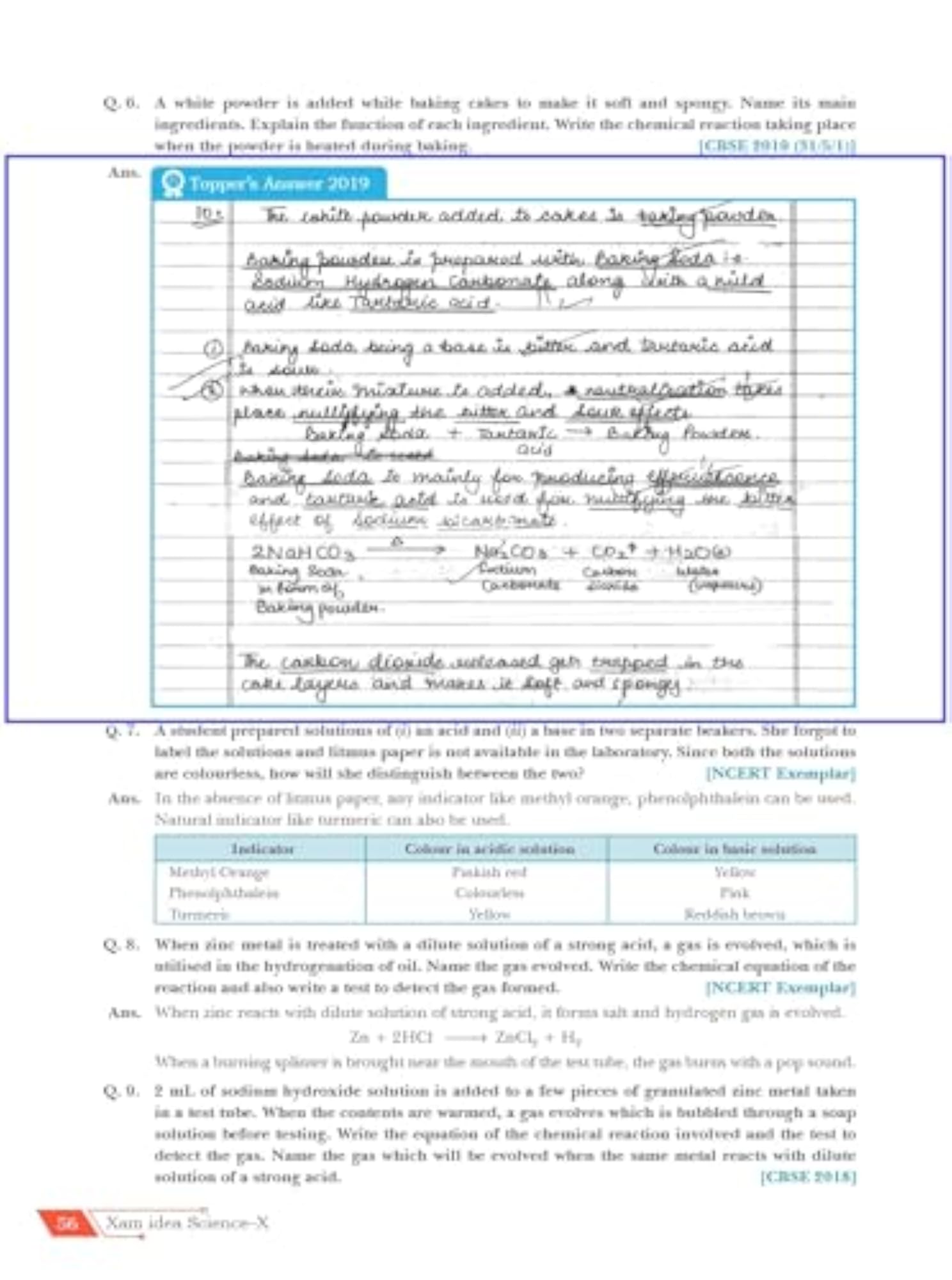 Xam idea Science Class 10 Book CBSE