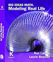 Big Ideas Math: Modeling Real Life (2022) - Grade K Student Edition Volume 1, 1st Edition 1647278724 Book Cover