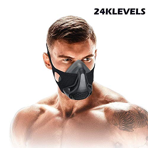 Training Mask Sport Vital Capacity Running 24/48 Breathing Resistance Levels Training Mask Fitness