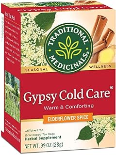 Traditional Medicinals Seasonal Tea, Gypsy Cold Care, 16 CT (Pack of 2)