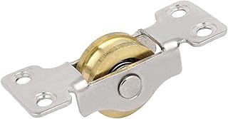 Aexit 72.5mm Long Material Handling 26mm Diameter Wheel Single Roller Window Sash Snatch Blocks Sliding Pulley