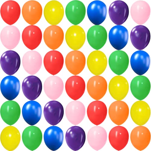 70Pcs Colorful Balloons Assorted Colors, 10 Inches Bright Colors Rainbow Party Balloon For Birthday Party Baby Shower Wedding Party Rainbow Balloons #TOP3