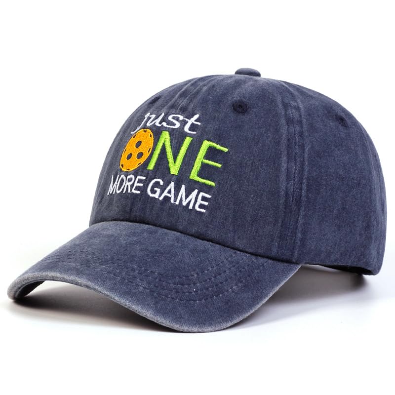 CJXPJZPLD Black Pickleball Hat for Men Women Embroidered Denim Baseball Caps