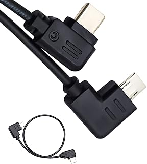 LingoFoto RSS Control Cable, USB-C to Multi-USB Multi-Camera Control Cable for DJI Ronin-SC to for Sony A9, A7, A7S, A7/A7S/A7R II, A7/A7R III 30cm (Upwards)
