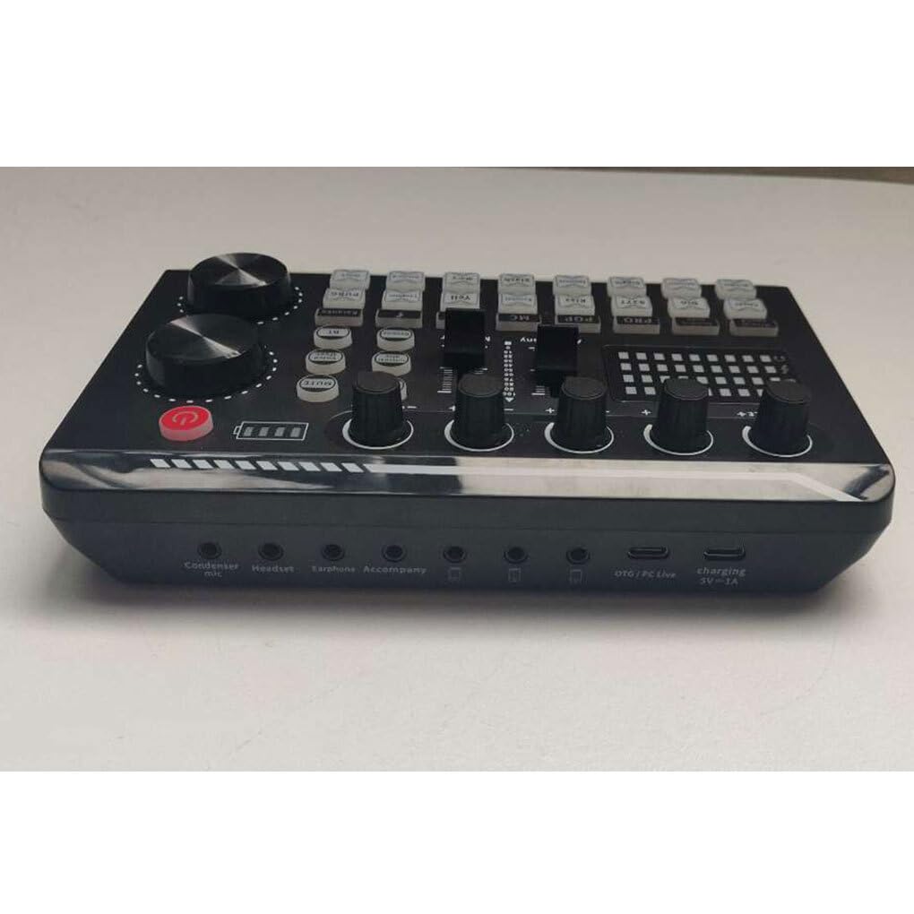 Scheda audio Schede microfono Scheda DJ per PC Console video Amplificatore Kit di registrazione in studio Accessori per podcast