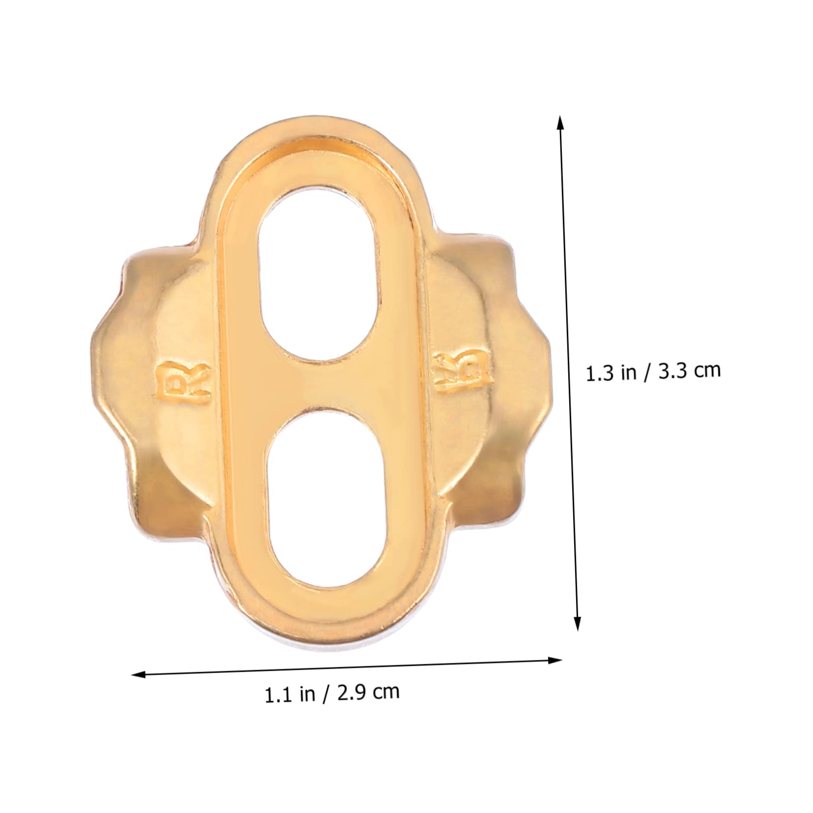 SUPVOX 2 Set Tacchetti Per Pedali Ciclismo Al Coperto Bici Mandrino Pedale Della Bici Tacchetti Scarpe Da Tacchetti Accessori Per Lo Sport Sostituzione Della Tacchetto