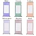Hbasyp Blank Hanging Scroll 8 Pcs Chinese Xuan Paper Art Wall Scrolls for Sumie and Calligraphy (8 Colors Random)