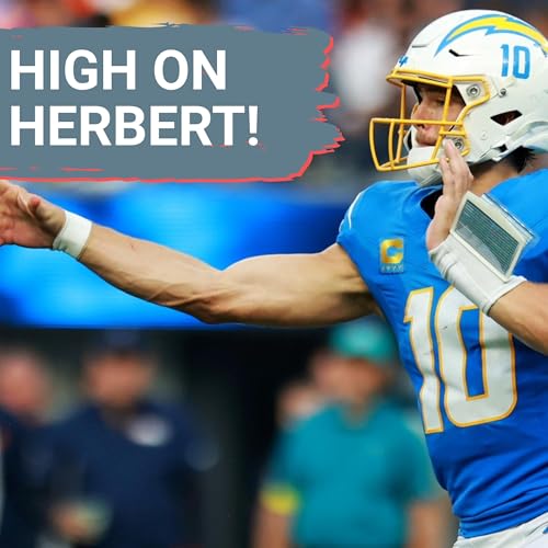 TRUST Justin Herbert & Caleb Williams, FADE Kyler Murray? WEEK 4 fantasy football QB and TE RANKINGS Podcast Por arte de portada