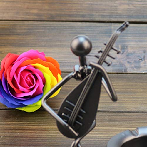 Asbakje Creative Retro Man die de Viool Iron Asbak Ash Holder Container thuiskantoor Room Decoration Accessoires voor… - Image 5