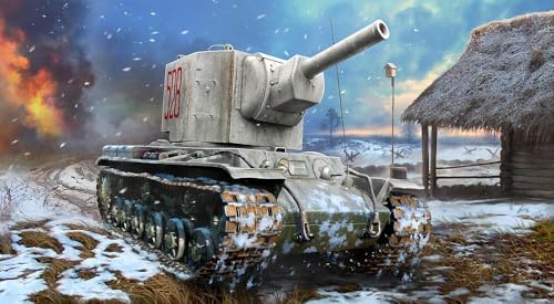 KV-2 Zvezda 1:72 maquette de char soviétique miniature à monter pour collectionneur
