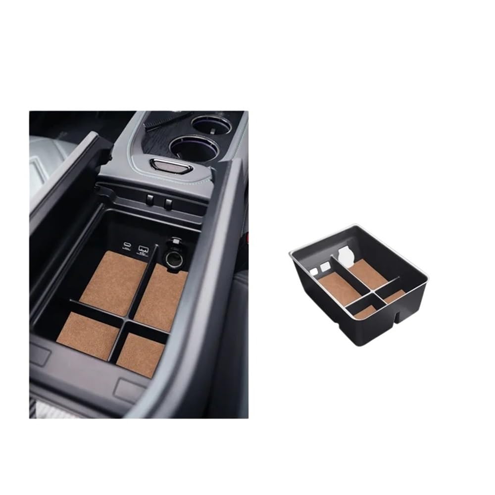 YHZRDMSK For ZEEKR 001 Center Control Storage Box Shelf Armrest Interior Car Supplies