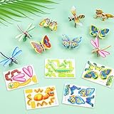 LOSFPVR 3D Cartoon Puzzles, 100 Pcs 3D Puzzles, Educational 3D Cartoon Puzzle for Kids Ages 4-10, Montessori Toys, Birthday Gift