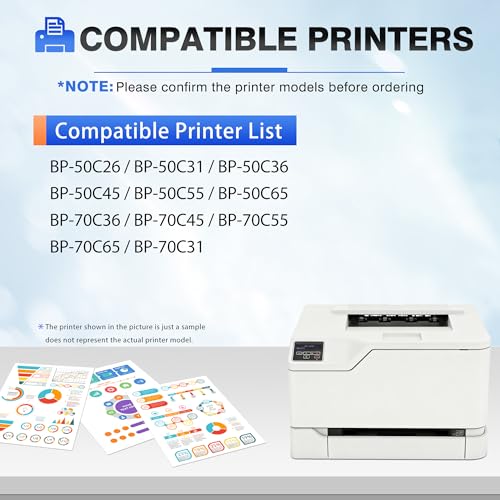 Toner BP-NT70 idéal pour le partage de documents sur Sharp BP-50C26 - 2