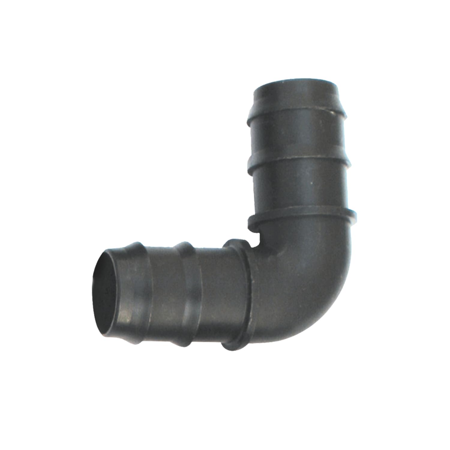 SAB Codo 90° Portagomma Ø 75 Conector para riego 10 piezas, ideal para instalaciones de jardín, huerto e invernaderos