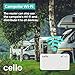 Cello Tragbarer 5G-Reiserouter, WiFi 6 AX1800 Hotspot mit SIM-Slot, Qualcomm X55, Dualband 2,4/5 GHz, 4000-mAh-Akku, SIM-Lock-frei für Reisen, Zuhause und Outdoor