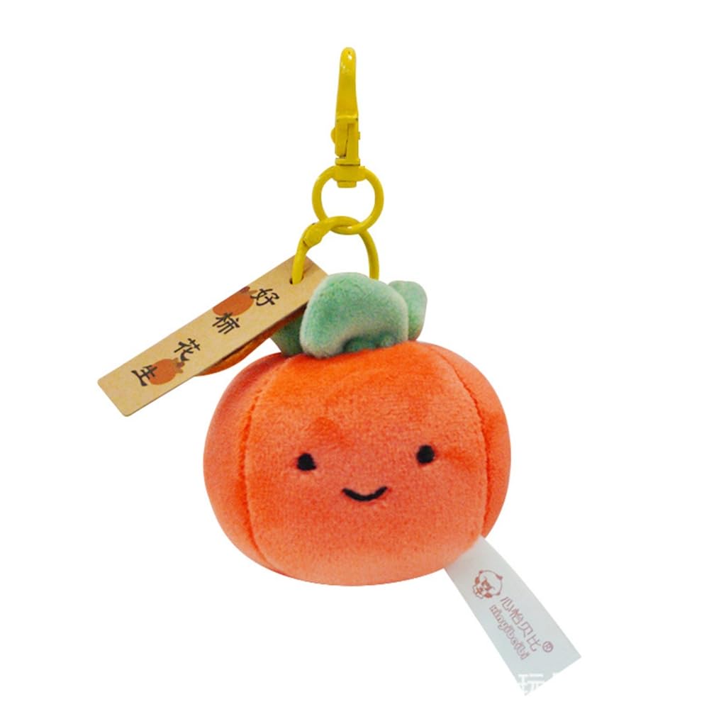 GMBYLBY Soft Plush Fruit Keychain Pendants Vibrant Keychains Distinctive Keyrings Ornament For Gifts And