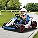 Electric Drift Go Kart for Kids, Go Kart with 200W Dual Motor & 7AH Battery, 8.1MPH Max Speed, 360° Drifting, 5-Point Safety Belt, 110LBS Load,USB/MP3 Player