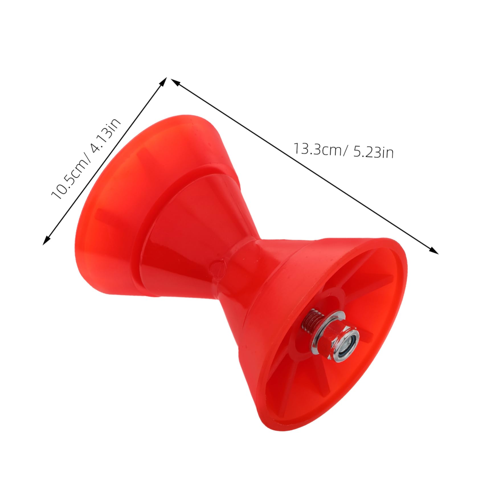PLAFOPE Boat Trailer Wheel Marine Trailer Bow Protector Easy Install Heavy Duty Roller Accessory
