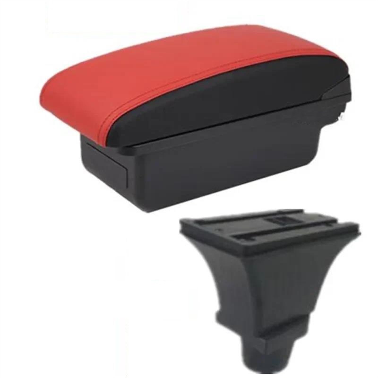 YSDSLS Armrest Box With Multifunctional Support PU Upholstered Car Interior Modification Accessories For Fiat 500