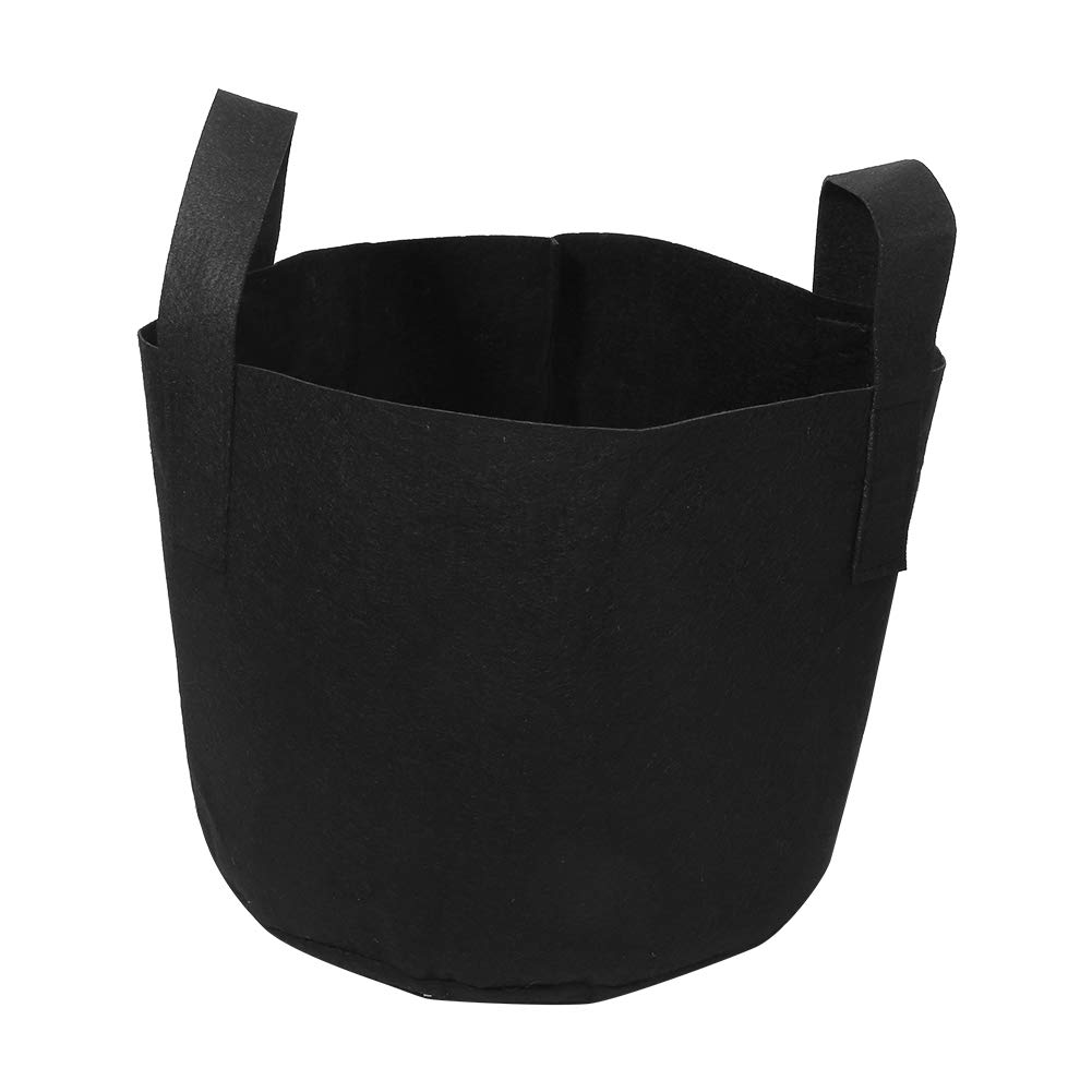 Plant Grow Bag, 1/2/3/5/7/10 Gallon Black Flower Plants Growing Bag
