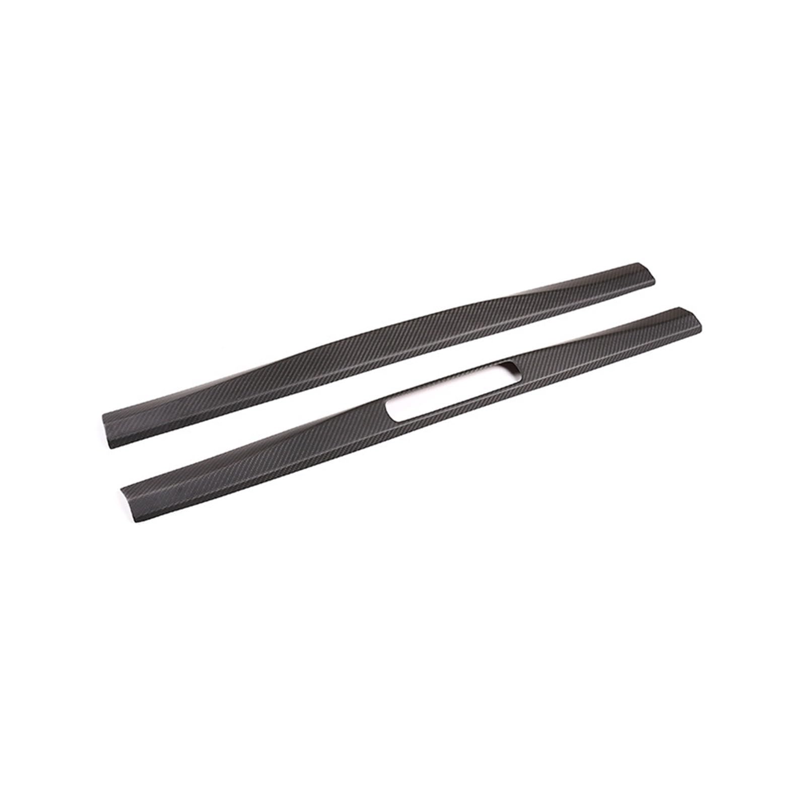 QBKGMEWCA Left Interior Door Sill and Welcome Step Matte Trim Compatible for Porsche 718/911 Genuine Carbon Fiber(Type1)
